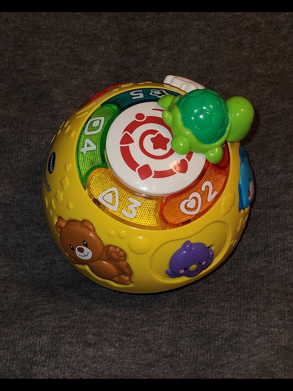 VTech Wiggle and Crawl Ball Learning Toy Tested Working
